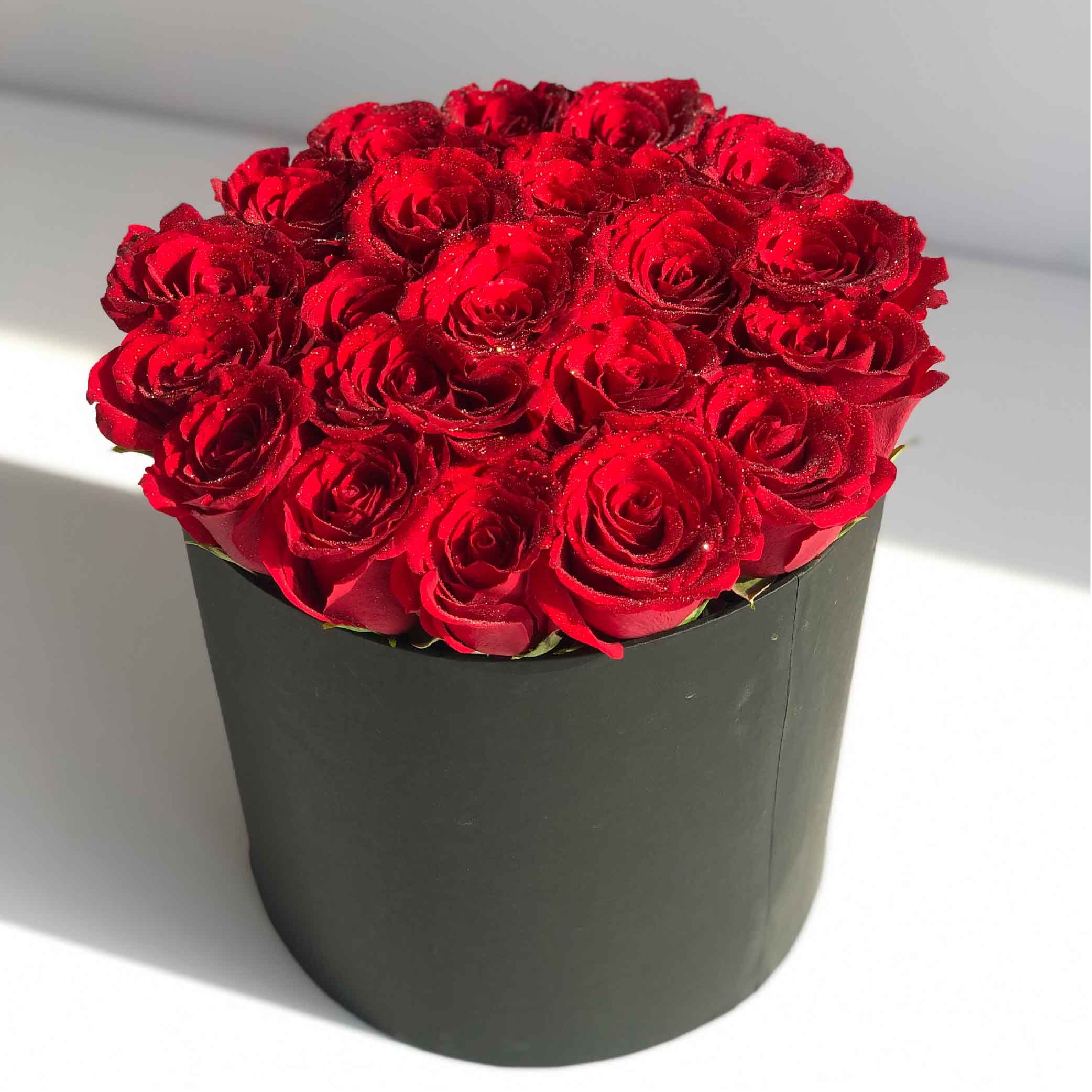 Red Rose Bucket | Red Valentines Day Flowers