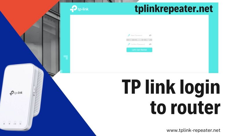 TP link login to router