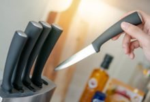 Photo of SHAPES OF KITCHEN KNIFE HANDLES