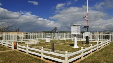 Photo of Wind direction sensor in weather monitoring