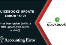 Photo of Easy Solutions To Rectify QuickBooks Update Error 15101