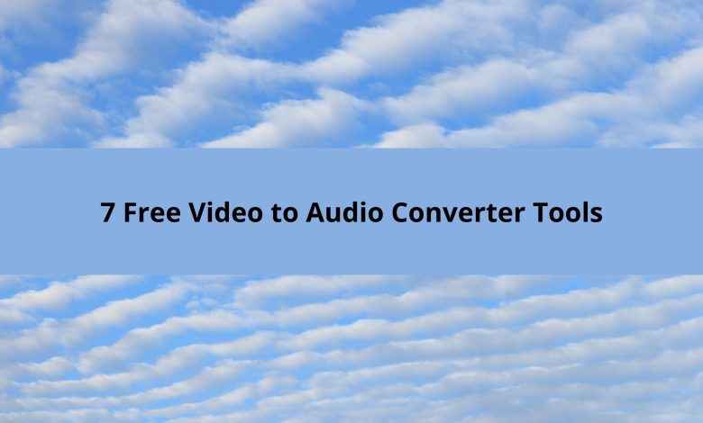 Free video to audio converter