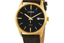 Photo of Men’s White Dial Dark Band Quartz citizen watches